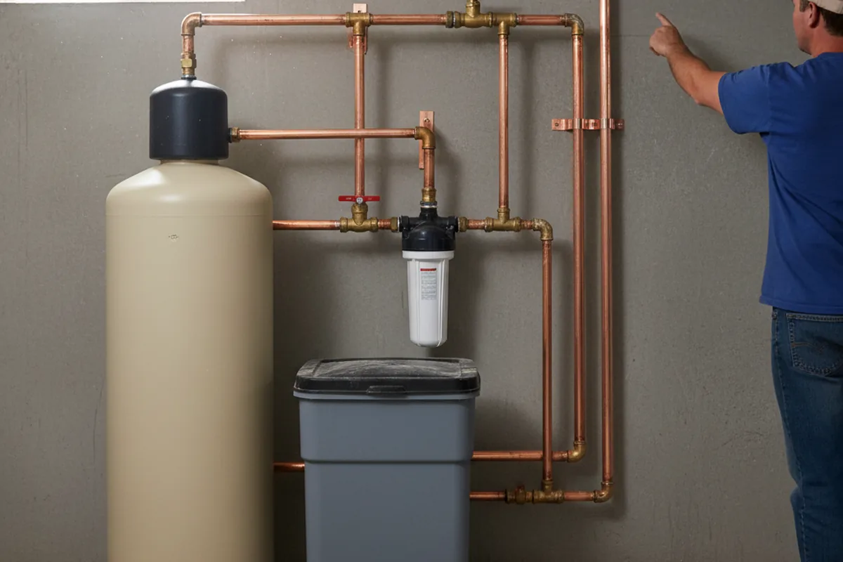 Whole-house water treatment system installed in Glastonbury
